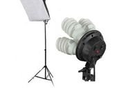 One Continuous Soft Box Light Kit 4 Head