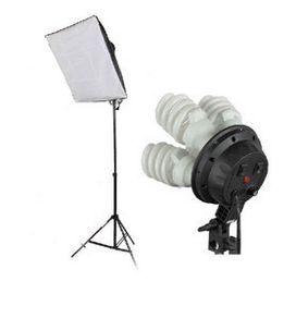 One Continuous Soft Box Light Kit 4 Head