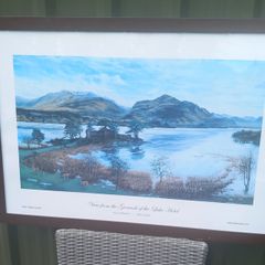 Framed print of Killarney lakes from Lake Hotel, D18