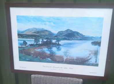 Framed print of Killarney lakes from Lake Hotel, D18
