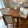 Solid wood Dining room table & 6 matching chairs Image 5