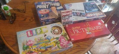 Board Games incl Cludo & Tipping point