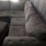 L Shaped corner Sofa and Footstool Image 3