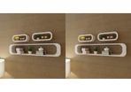 Wall Cube Shelves 6 pcs White