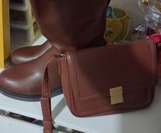 boots and bag boots new bag used once