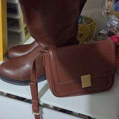 boots and bag boots new bag used once