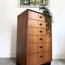 Vintage Retro Mid Century Teak Greaves & Thomas Chest of Drawers Image 4