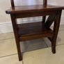 Wooden library chair and stepladder Image 3