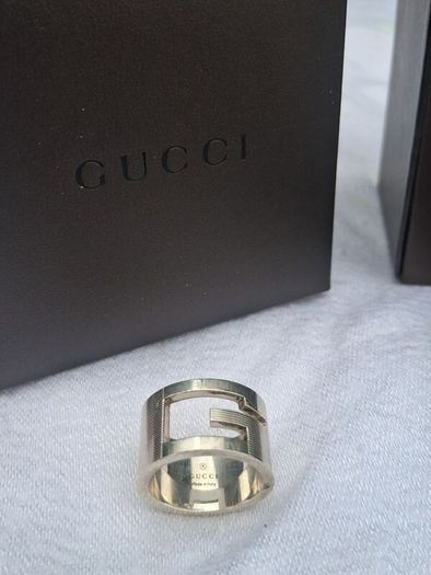 Gucci Boxed Sterling Silver Ring