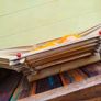 2 X Vintage Rattan Fruit Baskets Image 4