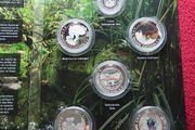 314 Euro issue price - 5 X Silver Tropical Zone coin medal set with Germany 5 euro 2018