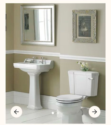 BNIB Luxurious White Period Style Cashel Sink