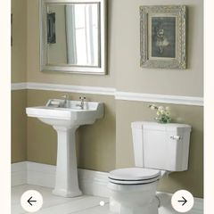 BNIB Luxurious White Vintage-Style Ceramic Sink