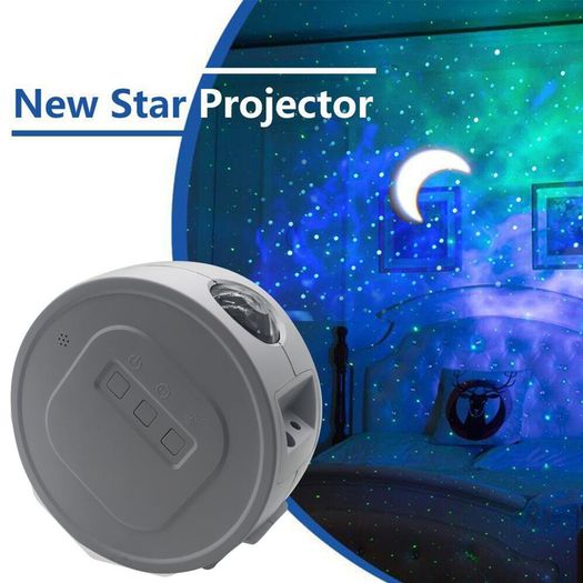 Bluetooth speaker with LED Projection Lamp Galaxy Star Projector Night Light Lamp Ocean Starry Nebula/ Laser Star/ Moon Projection, USB Charging, for Wedding, Party, Kids Room, Birthday