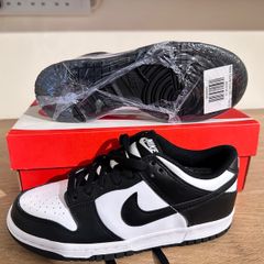 Nike Dunk Low GS Panda Black size 4