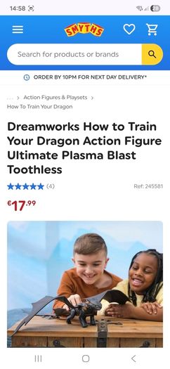How To Train Your Dragon Ultimate Plasma Blast Toothless
