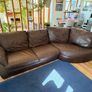 leather sofa corner 280x150cm Image 2