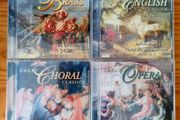 4 CD's Great Brass Classics / English classics / Opera classic / Choral classic. From 2000 / Laser Light Digital records, VG condition. l