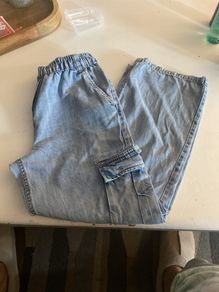 girls jeans age 11-12  (25inch waist)