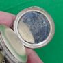 Antique Silver Late 1800s Swiss Made Pocket watch Working Image 6