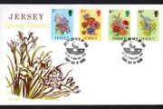 1974 Jersey Spring Flowers Commemorative Stamps First Day Cover (FDC)