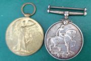 Ww1 1914 Pair Royal Irish Fusiliers War &amp; Victory Medals