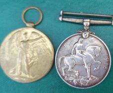 Ww1 1914 Pair Royal Irish Fusiliers War & Victory Medals