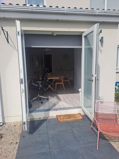 Large French doors triple glazed