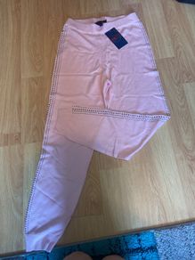 Light pink sports / leisurewear trousers