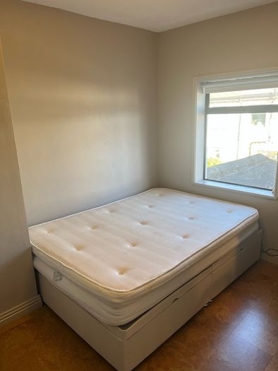 Double mattress with foam topper