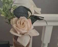 Glass Jar Wedding Pew Ends