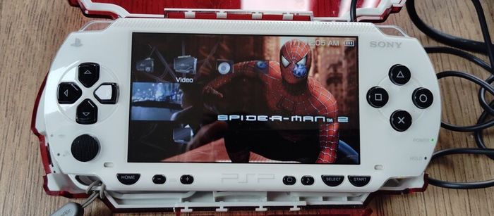 Psp Modded White 64gb Original Charger Original Battery