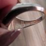 Sterling silver red heart zirconia ring Image 4