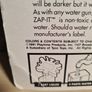 Vintage Tyco Zap it water gun refill pack 1991 Image 5