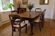Antique Mahogany Extending Dining Table.