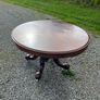 antique table oval mahogany Image 3