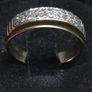 Vintage 9ct Gold Diamond Set Ring Fully Hallmarked London Size 54 Image 2