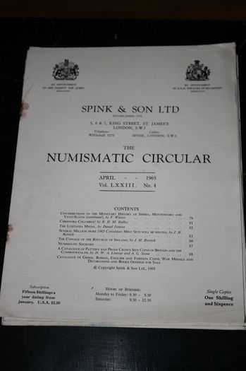 Spink & Son  -  Numismatic Circular