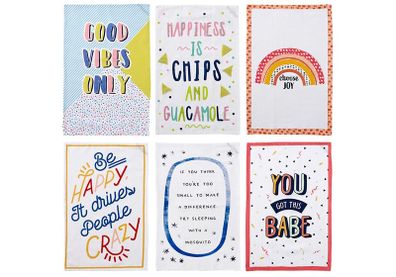 Ladelle set of 6 Large Tea Towels