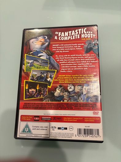 Valiant (Movie) DVD