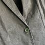 Saloos Collection Olive Green Linen Blouse Size UK 12 Image 3