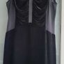 BASTYAN Black Silk and Velvet Gold Stud Dress Sz 12 Image 7