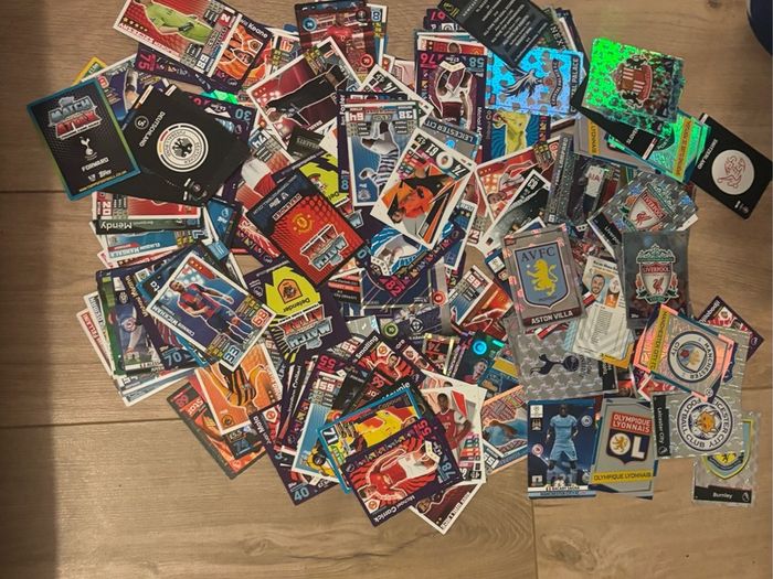 Mixed variety football cards