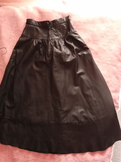 Vintage Reale Leather Skirt