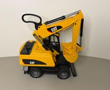 Vintage 2006 Bruder CAT Wheeled Caterpillar Excavator 1:16 Scale