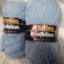 25%wool Lemon and Blue yarn knitting crochet crafts Image 5