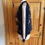 lightweight black floral casual jacket size 8 Postage included Image 5