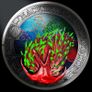 Austria 3 Euro Coin 2025 - Doridid Nudibranch. Sea Worlds Series( In Capsule). Uncirculated. Image 2