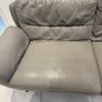 grey leather couch Image 3