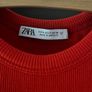 BNWT ZARA red bodycon puff sleeved dress size 6/8 Image 2